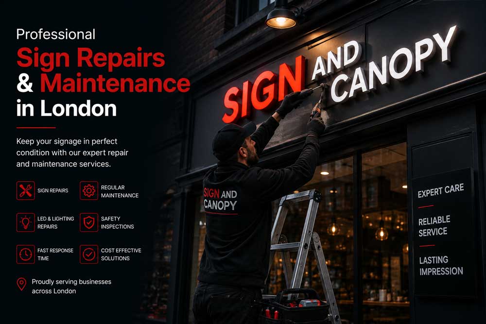 Sign Repairs & Maintenance Services
